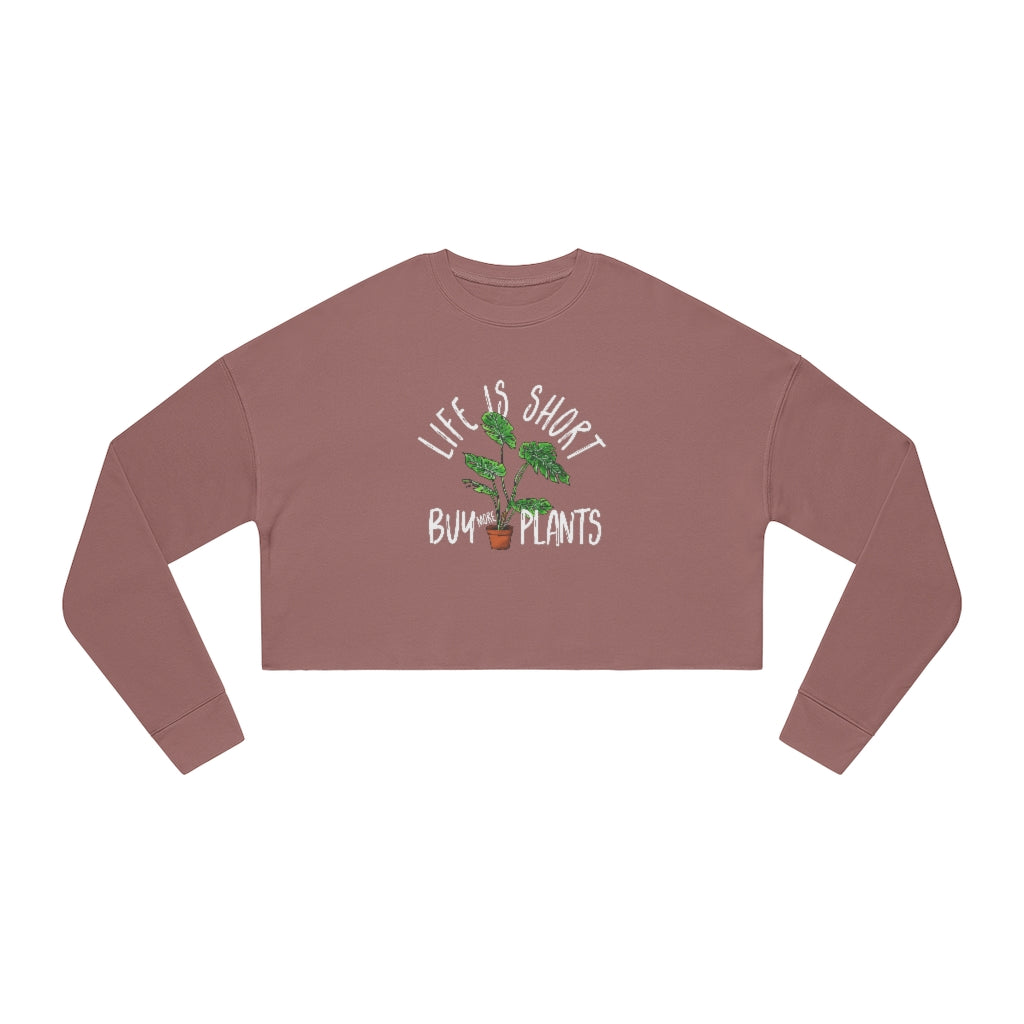 Earthling Sprouts | cropped sweatshirt | plant cropped shirt | sweatshirt | Plant sweatshirt | Merchandise | Plant lover | Plant enthusiast | Plant mom | Plant Dad | Women's Clothing | Unisex | Sweatshirts | Regular fit | Men's Clothing | DTG | cropped | crop | crop top | crop tee