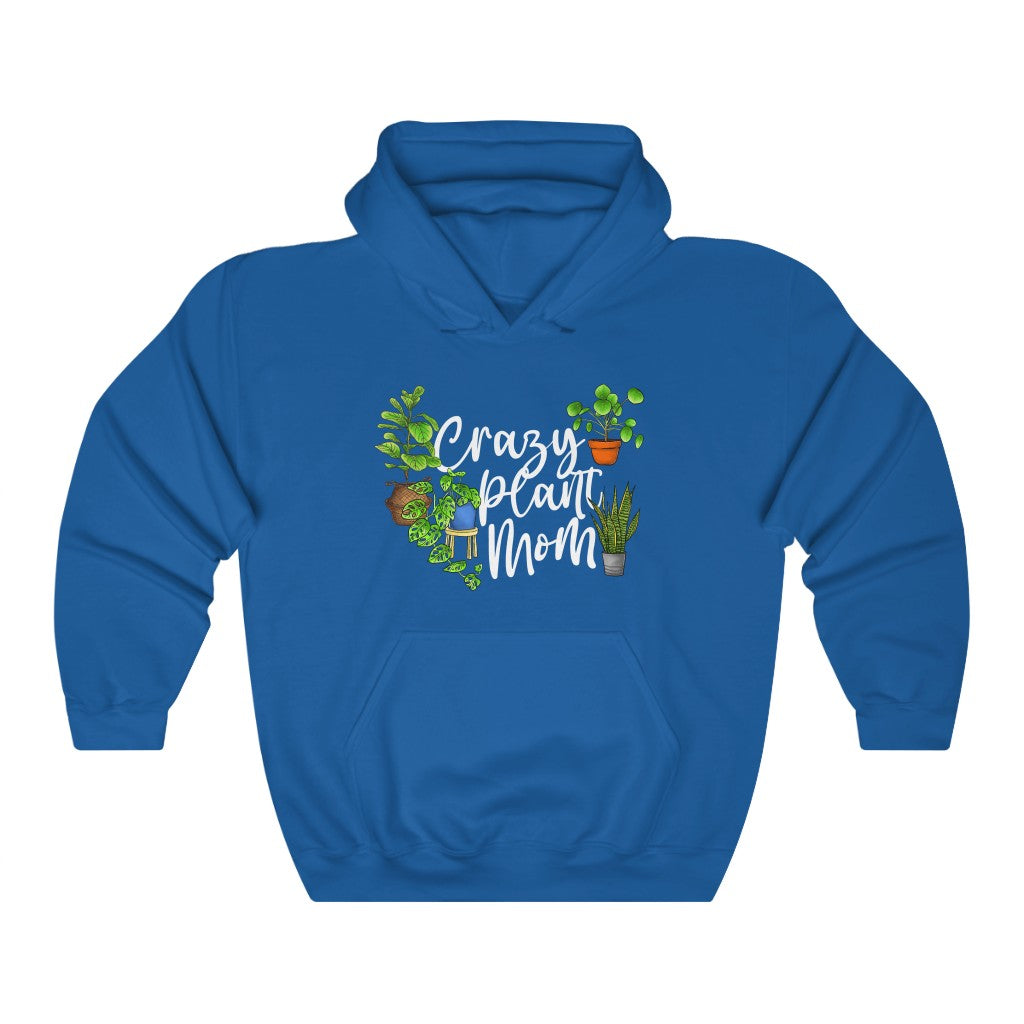 Earthling Sprouts | crazy plant mom hoodie | Plant hoodie | Hoodie | Hoodies | Merchandise | Plant lover | Plant enthusiast | Plant mom | plant mom hoodie | plant lover hoodie | Plant Dad |  Women's Clothing | Unisex | Regular fit | Men's Clothing | DTG 