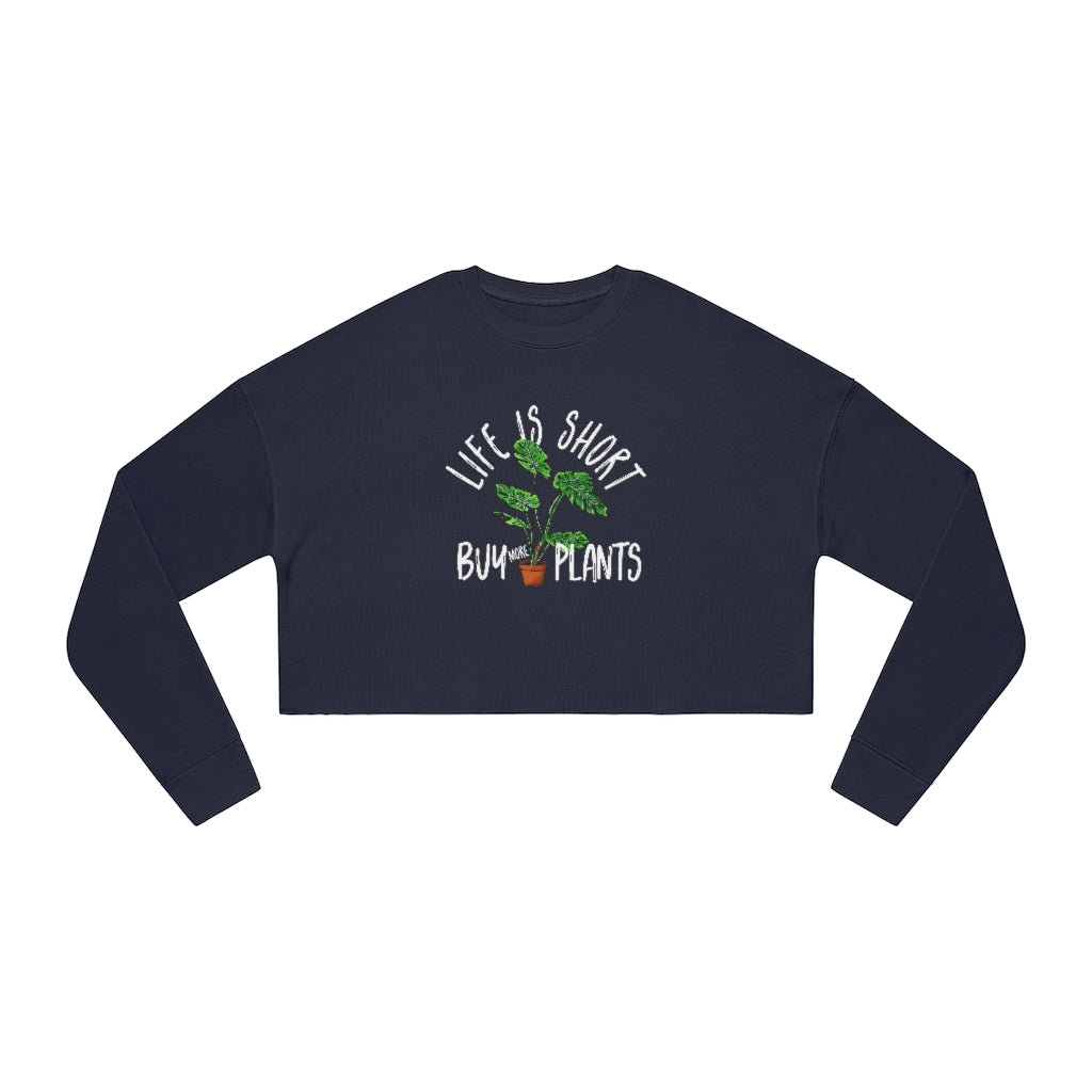 Earthling Sprouts | cropped sweatshirt | plant cropped shirt | sweatshirt | Plant sweatshirt | Merchandise | Plant lover | Plant enthusiast | Plant mom | Plant Dad | Women's Clothing | Unisex | Sweatshirts | Regular fit | Men's Clothing | DTG | cropped | crop | crop top | crop tee