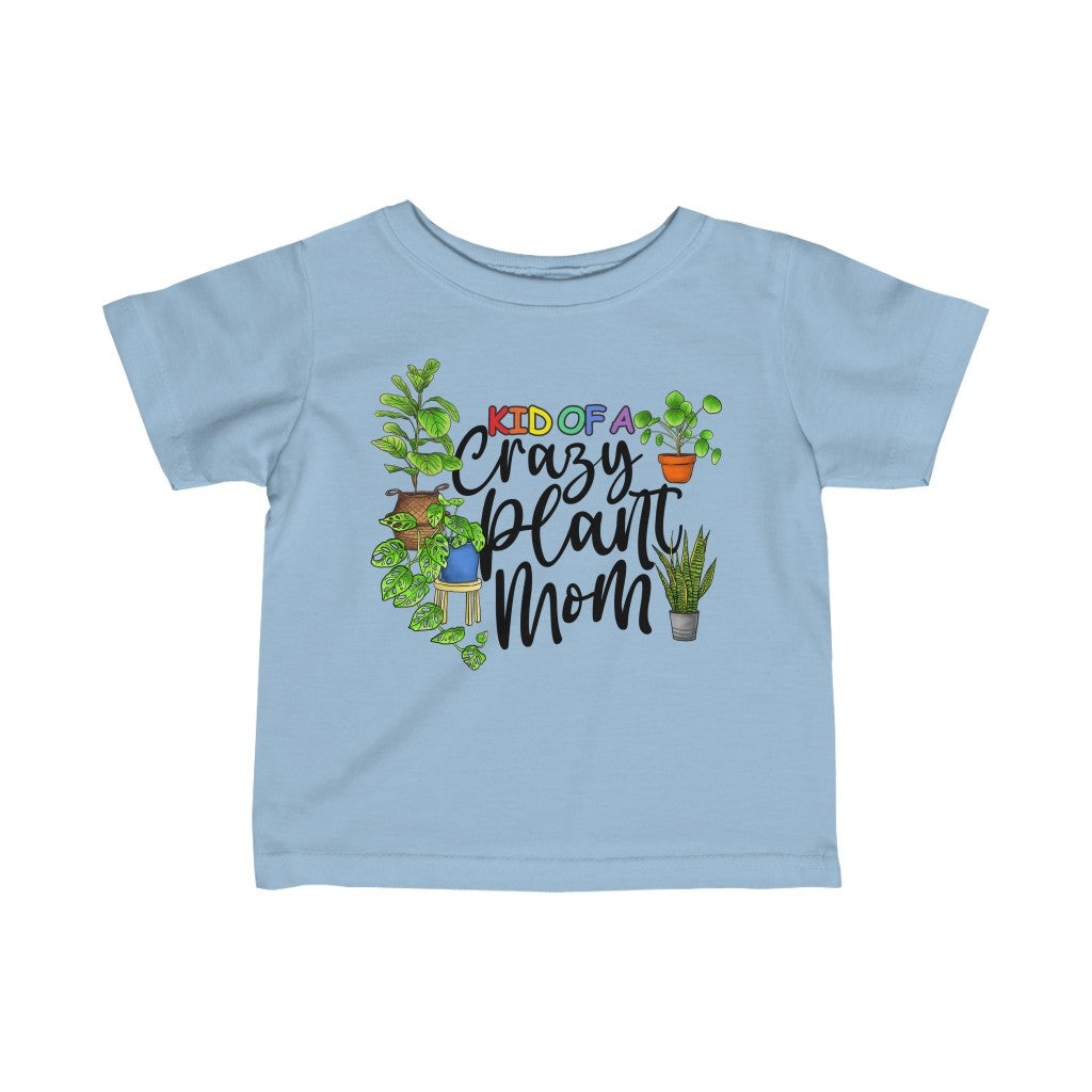  Earthling Sprouts | kid of a crazy plant mom baby shirt | Kid’s Clothing | Baby | baby clothing | Baby clothes | Plant tshirt | plant t-shirt | T-shirt | tshirt | plant mom tshirt | plant lover tshirt | crazy plant mom tshirt | crazy plant mom shirt | Merchandise | Plant lover | Plant enthusiast | Plant mom | Unisex | DTG 