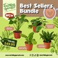 earthling sprouts, variety bundle, plant bundle, Philodendron Monstera deliciosa, Philodendron Cordatum Heartleaf, monstera split leaf,  monstera deliciosa,  Ficus Lyrata, Fiddle Leaf Fig, Dracaena Janet Craig, bundles, best sellers bundle