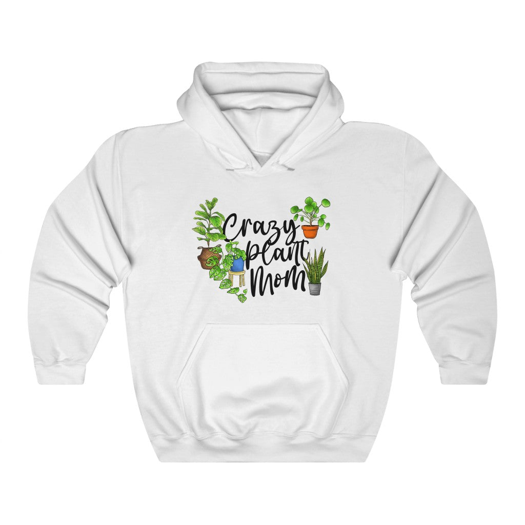 Earthling Sprouts | crazy plant mom hoodie | Plant hoodie | Hoodie | Hoodies | Merchandise | Plant lover | Plant enthusiast | Plant mom | plant mom hoodie | plant lover hoodie | Plant Dad |  Women's Clothing | Unisex | Regular fit | Men's Clothing | DTG 