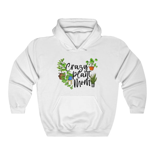 Earthling Sprouts | crazy plant mom hoodie | Plant hoodie | Hoodie | Hoodies | Merchandise | Plant lover | Plant enthusiast | Plant mom | plant mom hoodie | plant lover hoodie | Plant Dad |  Women's Clothing | Unisex | Regular fit | Men's Clothing | DTG 