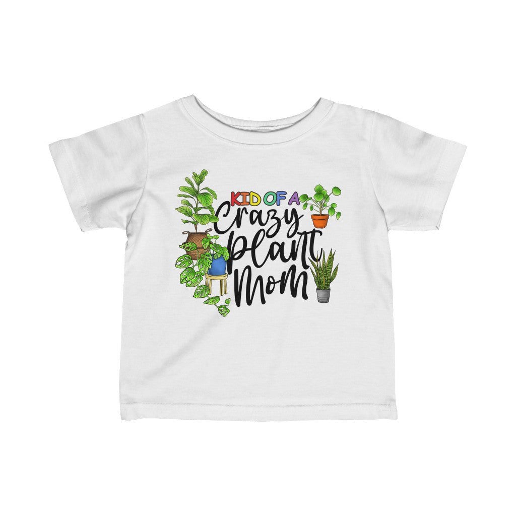  Earthling Sprouts | kid of a crazy plant mom baby shirt | Kid’s Clothing | Baby | baby clothing | Baby clothes | Plant tshirt | plant t-shirt | T-shirt | tshirt | plant mom tshirt | plant lover tshirt | crazy plant mom tshirt | crazy plant mom shirt | Merchandise | Plant lover | Plant enthusiast | Plant mom | Unisex | DTG 