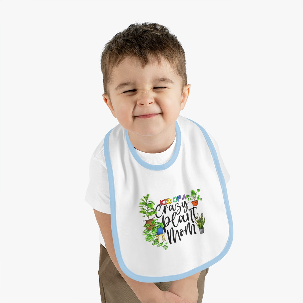  Earthling Sprouts | baby bib | kid of a crazy plant mom baby shirt | Kid’s Clothing | Baby | baby clothing | Baby clothes | Plant tshirt | plant t-shirt | T-shirt | tshirt | plant mom tshirt | plant lover tshirt | crazy plant mom tshirt | crazy plant mom shirt | Merchandise | Plant lover | Plant enthusiast | Plant mom | Unisex | DTG 