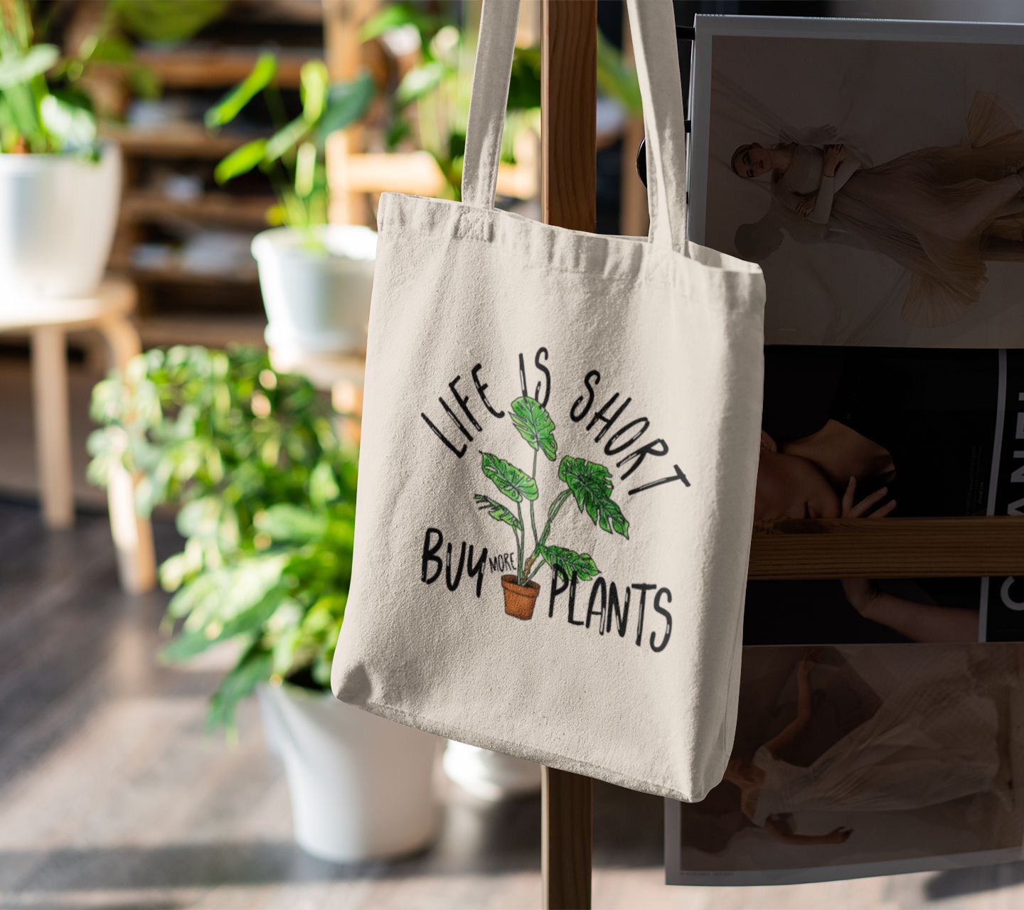 Earthling Sprouts | Tote bag | bag | accessories | Plant bags | Plant lover bag | Merchandise | Plant lover | Plant enthusiast | Plant mom | Plant Dad |  Women's Clothing